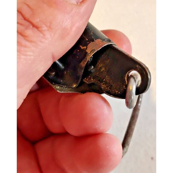 Vintage 25lbs Pocket Balance Hanging Metal Fishing Scale Made In Germany-Fish - Picture 5 of 7